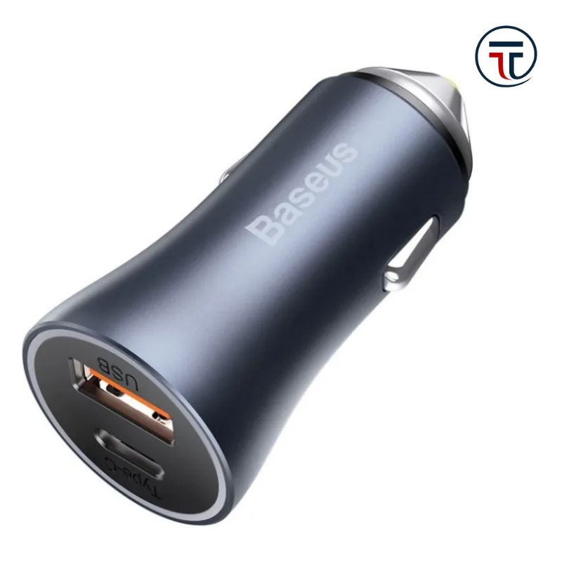 Buy Baseus Golden Contactor Pro 40W Dual Quick U+C Car Charger Price In Pakistan available on techmac.pk we offer fast home delivery all over nationwide.