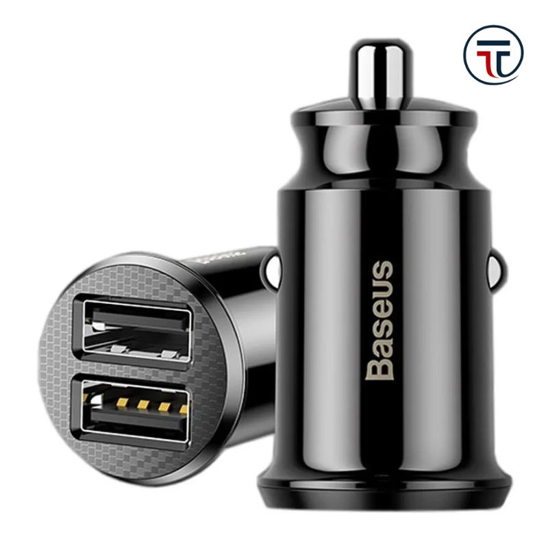 Buy Baseus Grain Mini Smart Dual USB Car Charger 3.1A Price In Pakistan available on techmac.pk we offer fast home delivery all over nationwide.