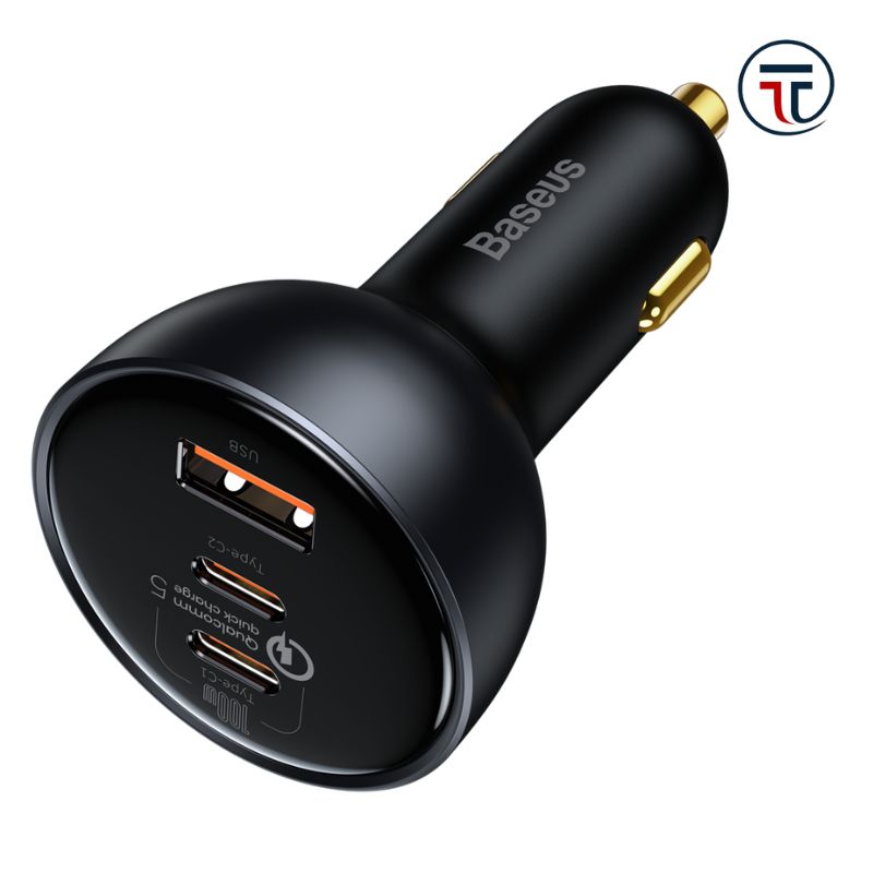 Buy Baseus Qualcomm Quick Charge 5 160W Multi-Port C+C+U Car Charger Price In Pakistan available on techmac.pk we offer fast home delivery all over nationwide.