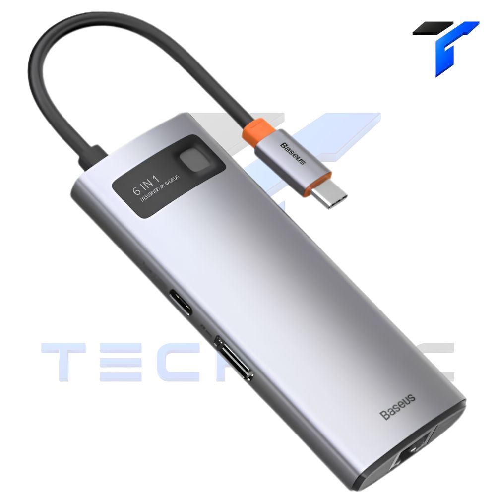 Buy Baseus Metal Gleam Series 6-in-1 Type-C Multifunctional Hub&nbsp;Price In Pakistan available on techmac.pk we offer fast home delivery all over nationwide.