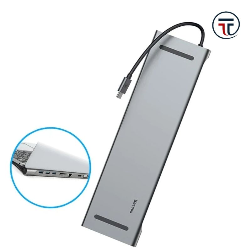 Buy Baseus 10-In-1 Type-C Multi-Functional Docking Station Hub For MacBooks Price In Pakistan available on techmac.pk we offer fast home delivery all over nationwide.