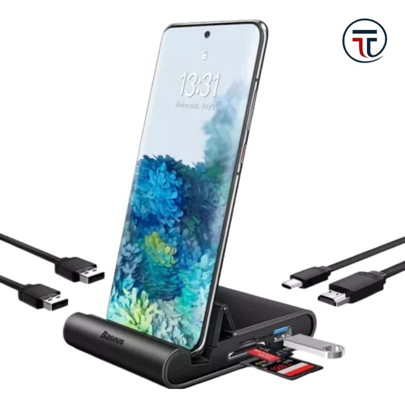Buy Baseus 7-in-1 100W Docking Station For Type-C Phones Price In Pakistan available on techmac.pk we offer fast home delivery all over nationwide.