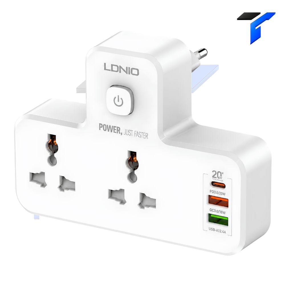 Buy LDNIO SC2311 20W 3-Ports Extension Power Strip Price In Pakistan available on techmac.pk we offer fast home delivery all over nationwide.