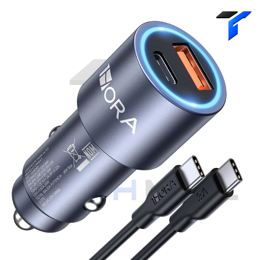Buy 1HORA GAR241 38W Car Charger Price In Pakistan Fast Shipping & Cash On Delivery